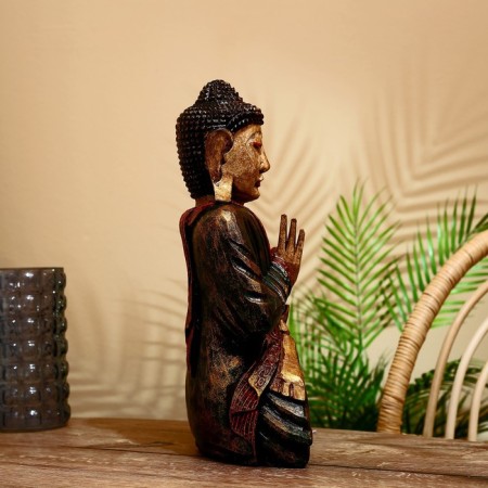 Souvenir "Buddha" Albezia 23x12x40 cm-4