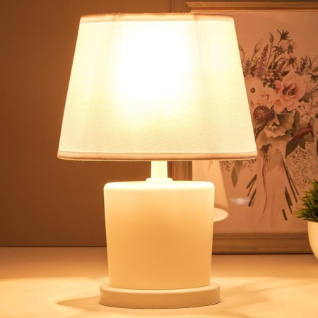 Table lamp 03000 1he14 15W white 20x28.5x11 cm Risalux-2