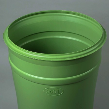 Boga-bark bar “Assistant”, 200 l, neck 59 cm, with a lid, mix-4