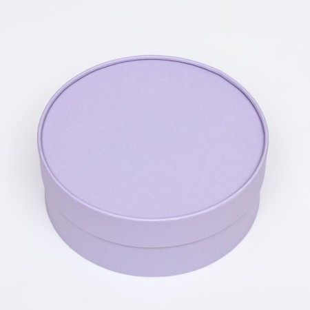 Gift box "Tenderness" pale purple, hooked without a window, 21 x8 cm-1