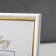 Photo frame Plastic Gallery 15x21 cm, 636461 white with gold (plastic screen)
