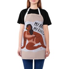 Apron kitchen with a photo print 