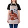 Apron kitchen with a photo print "My Rules", adjustable, size OS