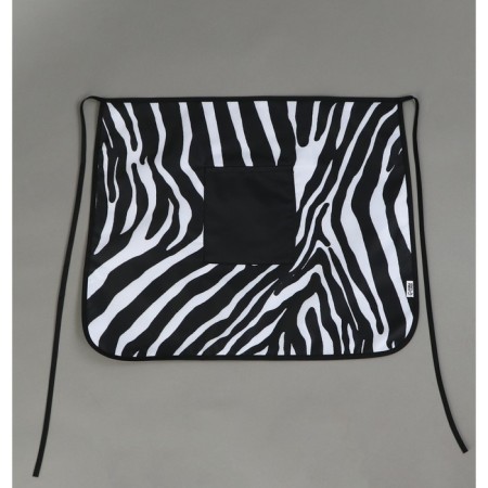 Apron kitchen "Zebra", with a pocket-1