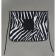 Apron kitchen "Zebra", with a pocket