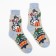 Women's socks "Snowman", gray color, size 23