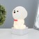 Night "Dog" LED from USB/batteries 4haa white 11.5x11x19 cm Risalux