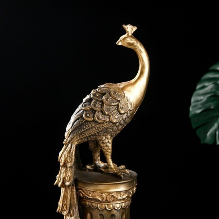 Column "Firebird" Black Gold, 66x20x20cm-3