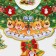 Decorative decoration (suspension) "New Year tree" 62x36 cm