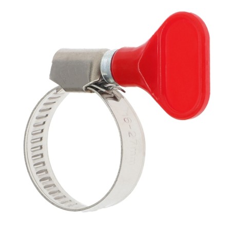 Clamp with the "lamb" Zein English, diameter 16-27 mm, width 9 mm, stainless steel-4