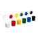 Acrylic paint, set of 6 colors x 5 ml, calligrata kid (increased pigment content), frost -resistant