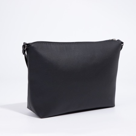 Bag Cross-Bodi with a zipper, black color-2