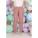 Female trousers, size 50, pink color