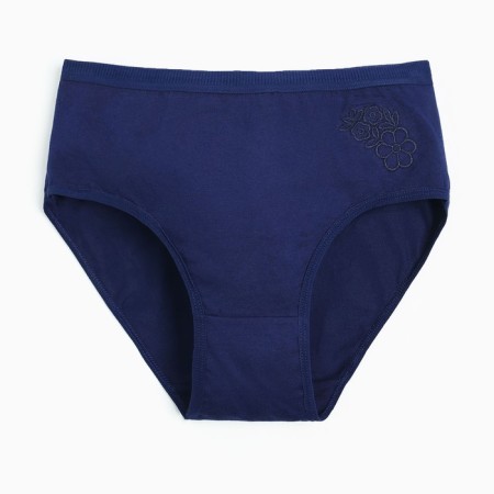Panties female color dark blue, size 48-50