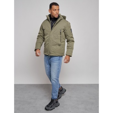 Sports male winter, size 60, khaki color-10