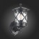 Street wall lamp ST LUCE. SL085.401.01. Lorne. 1x60 W, E27, 15.5x28 cm, black color
