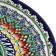 Largan Rishtan ceramics "Patterns", 28 cm, blue