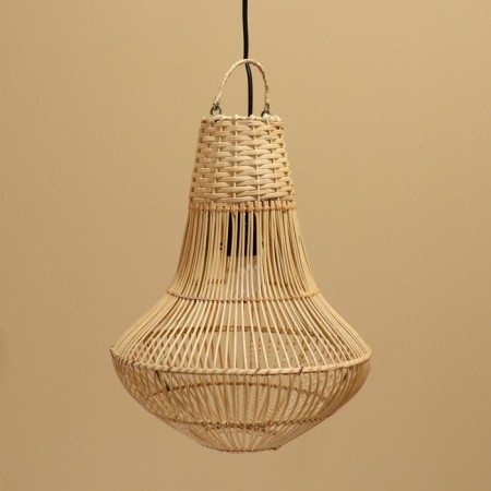 Ceiling Lamp from Rotan "Adi" 1x120W, E27, 30x30x40 cm-2