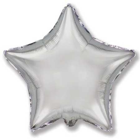 Foil ball 18 "Silver", star