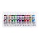 Watercolor paints, 12 colors, in a plastic tube, 12 ml