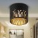 Lamp wall-flowing spot era OL54 bk, 85x80 mm, IP20, GX53, 15W, black color