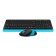 Keyboard set and A4Tech FSTYLER FG1010, WORLD, MEMBERNAL, 2000 DPI, USB, Black 91662