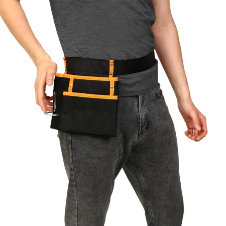 Board bag for a garden tool, on a belt, 3 pockets-1