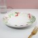 Ceramic “Watercolor” plate, 22.5 cm, white color