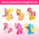 Gift set "The most beautiful", pony with cosmetics