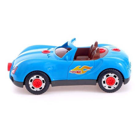Designer "Supercar", 2 in 1, with electric screwdriver and body kit, 30 parts-5