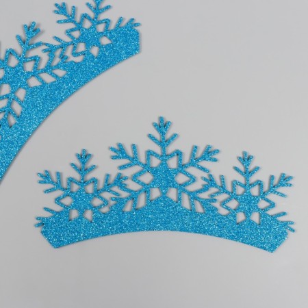 Harvesting for creativity "Crown", Blue color, 18 cm (set 2 pcs)