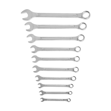 A set of keys combined in the tundra holder, chrome -plated, 6 - 22 mm, 10 pcs.-1