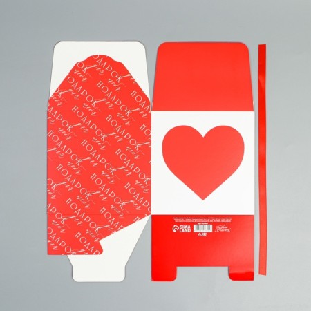 Gift folding box, packaging, “love”, 18 x 18 x 18 cm-5