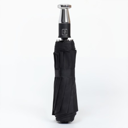 Automatic umbrella "Night", 3 additions, 10 spokes, r = 51 cm, black color-7