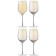 A set of glasses for the wine Liberty Jones Gemma Opal, 360 ml, 4 pcs, Opal color