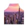 Apron kitchen with a photo print “Flight over skyscrapers”, adjustable, size OS