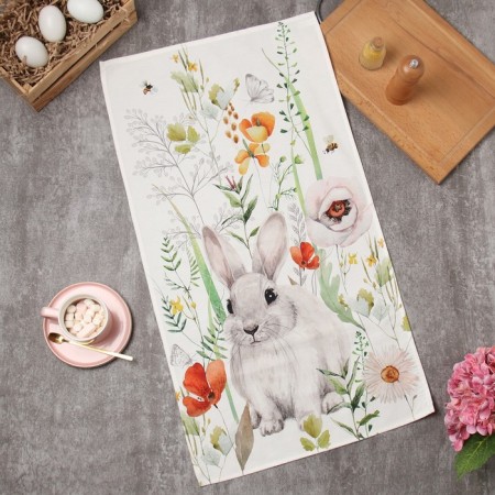 Ethel towel meadow flowers 40x73cm, 100% HL, sarzha 190 g/m2