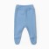 Sliders with a wide belt, the color is blue, height is 56 cm