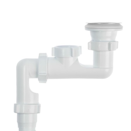 Siphon for shower pallet ORIO A-82589.1 1/2 "x40 mm, adjustable, with corrugated 40x40/50 mm-2