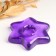 Crystal flower candlestick 3x15cm, 20 ml lilac