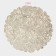Set of serving napkins on the table “Rose”, 4 pcs, d = 38 cm, gold color