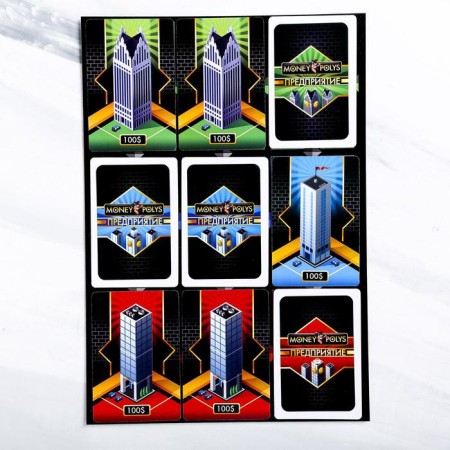 Board Economic Game "Money Polys. Mafia ", 116 cards, 12+-5
