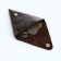 Monetnik on the button, Textura, brown color