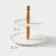 Porcelain dish 2-tier Bellatenero, D = 20/25 cm, white color