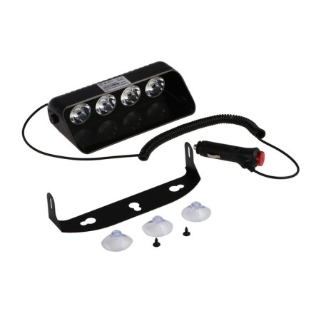 Signal strobe for windshield, 12V, 15 modes, red-blue-2