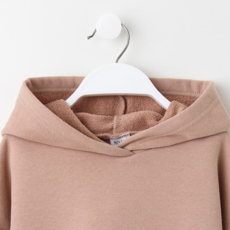 Kids (hoodies, trousers) minku beige color, height 158 ​​cm-7