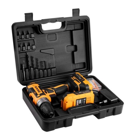 DRAST-SURVENT DEKO DKCD20V BMC, 20 V, 2x2 Ah, case + set of tools 63 pcs.-4