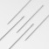 Embroidery needles No. 4, d = 0.7 mm, 3.8 cm, 10 pcs, from 200123