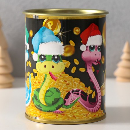 Pigger Bank Metal "Fun New Year"