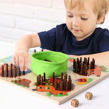 Children's developing board for the “Hedgehogs” account 30.5 × 30.5 × 1 cm-5